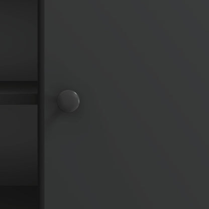 TV Cabinet Black 102 x 34.5 x 50 cm Engineered Wood