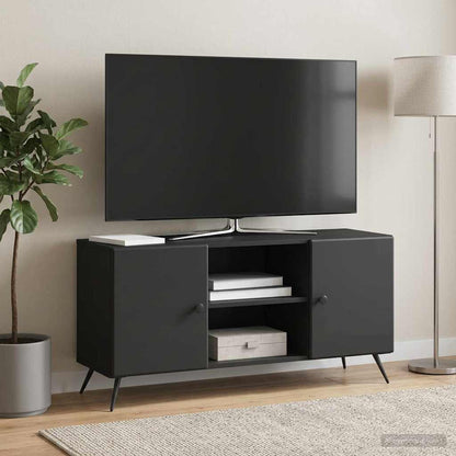 TV Cabinet Black 102 x 34.5 x 50 cm Engineered Wood