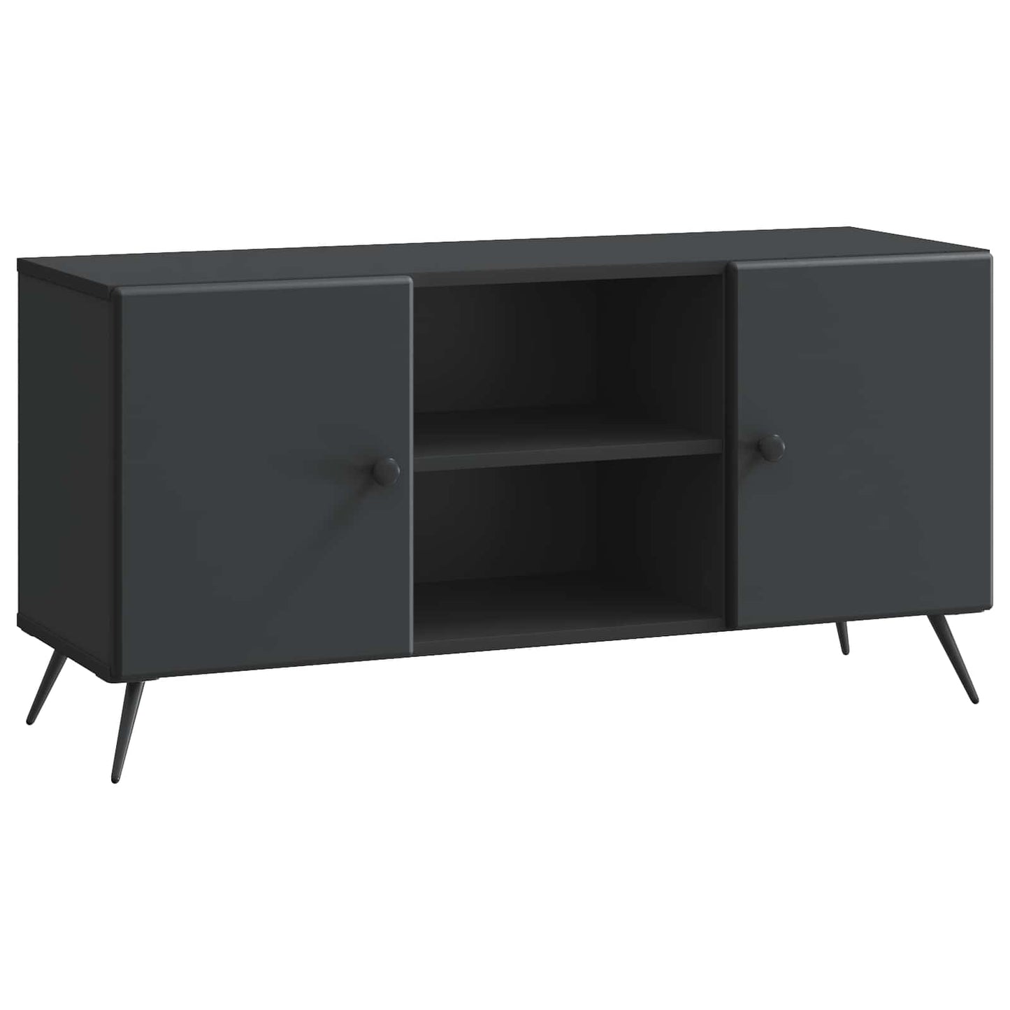 TV Cabinet Black 102 x 34.5 x 50 cm Engineered Wood