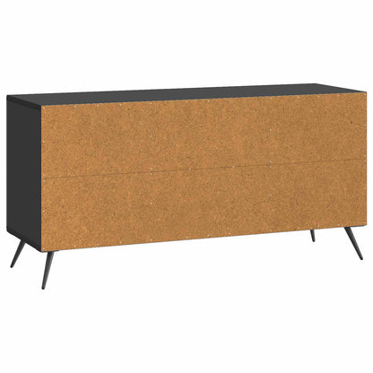TV Cabinet Black 102 x 34.5 x 50 cm Engineered Wood
