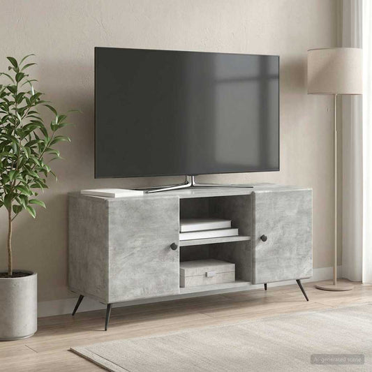 TV Cabinet Concrete Grey 102 x 34.5 x 50 cm Engineered Wood