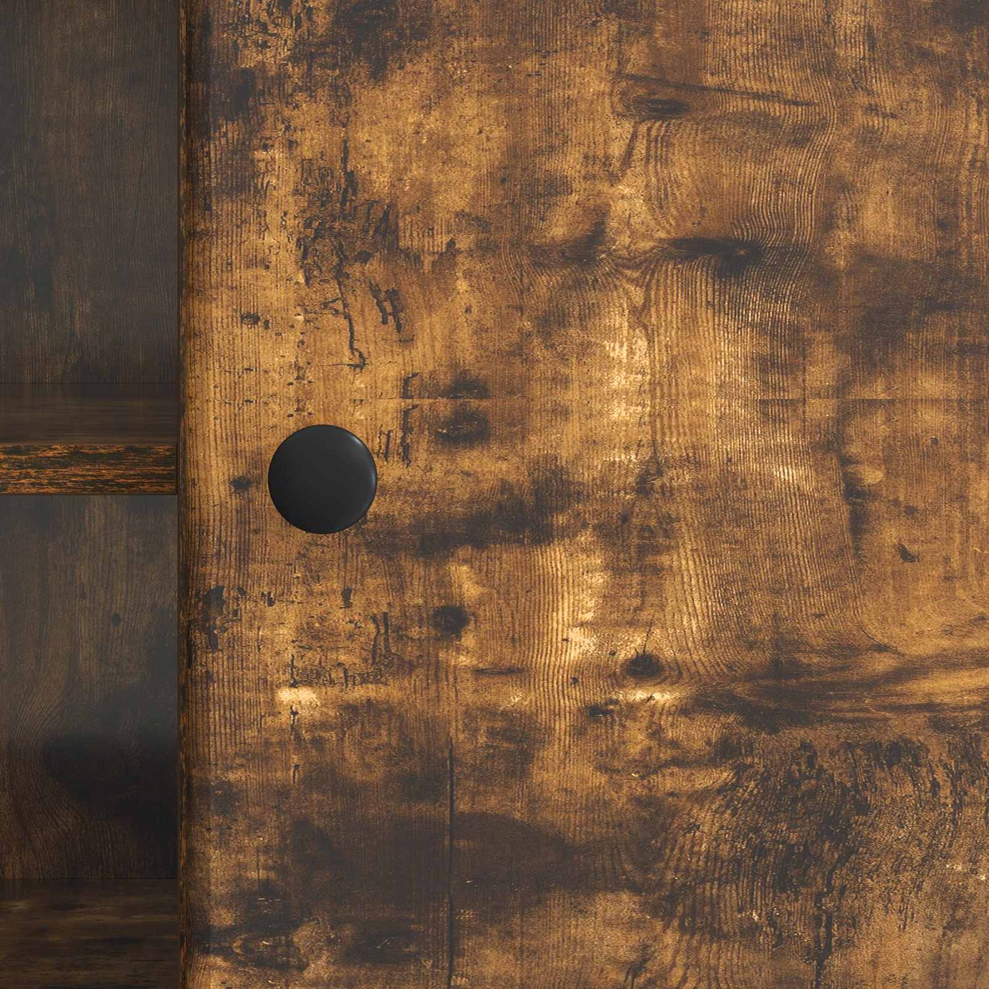 TV Cabinet Smoked Oak 102 x 34.5 x 50 cm Engineered Wood