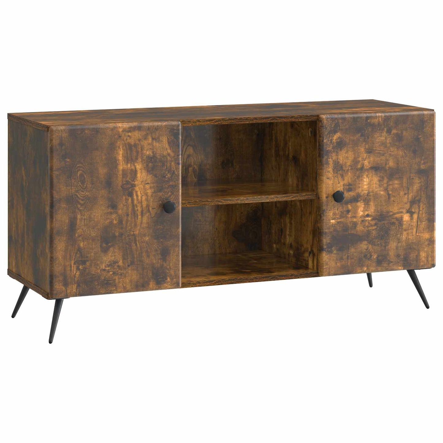 TV Cabinet Smoked Oak 102 x 34.5 x 50 cm Engineered Wood