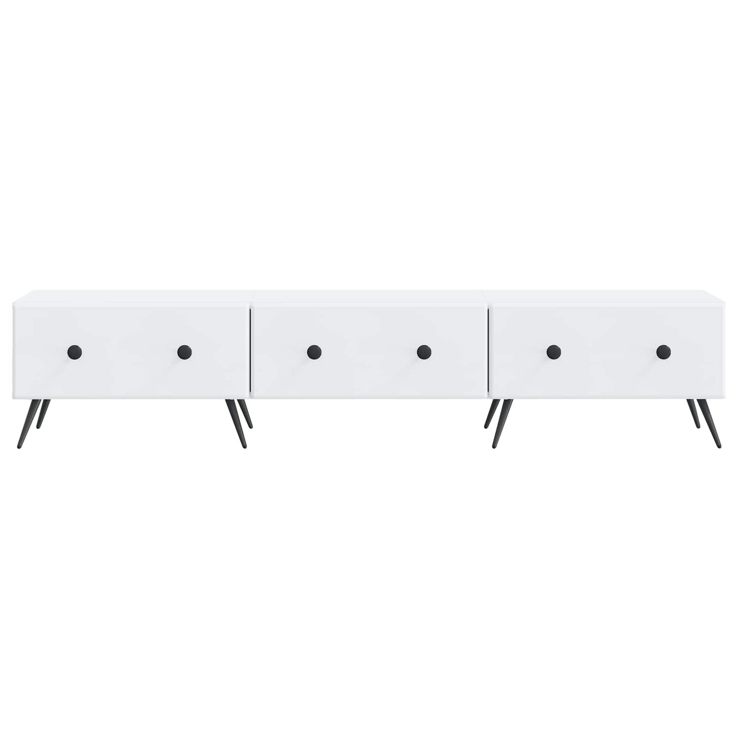 TV Cabinet with Drawer White 147 x 34.5 x 30 cm Engineered Wood