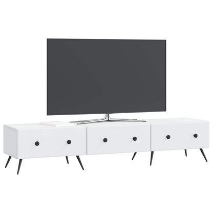 TV Cabinet with Drawer White 147 x 34.5 x 30 cm Engineered Wood