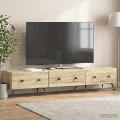 TV Cabinet Sonoma Oak 147 x 34.5 x 30 cm Engineered Wood