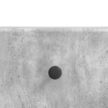 TV Cabinet Concrete Grey 147 x 34.5 x 30 cm Engineered Wood