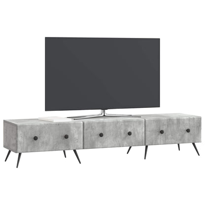 TV Cabinet Concrete Grey 147 x 34.5 x 30 cm Engineered Wood