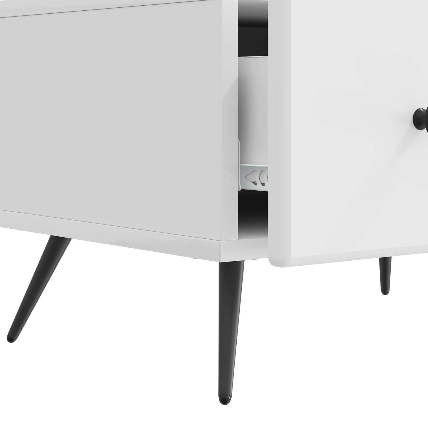 TV Cabinet High Gloss White 147 x 34.5 x 30 cm Engineered Wood