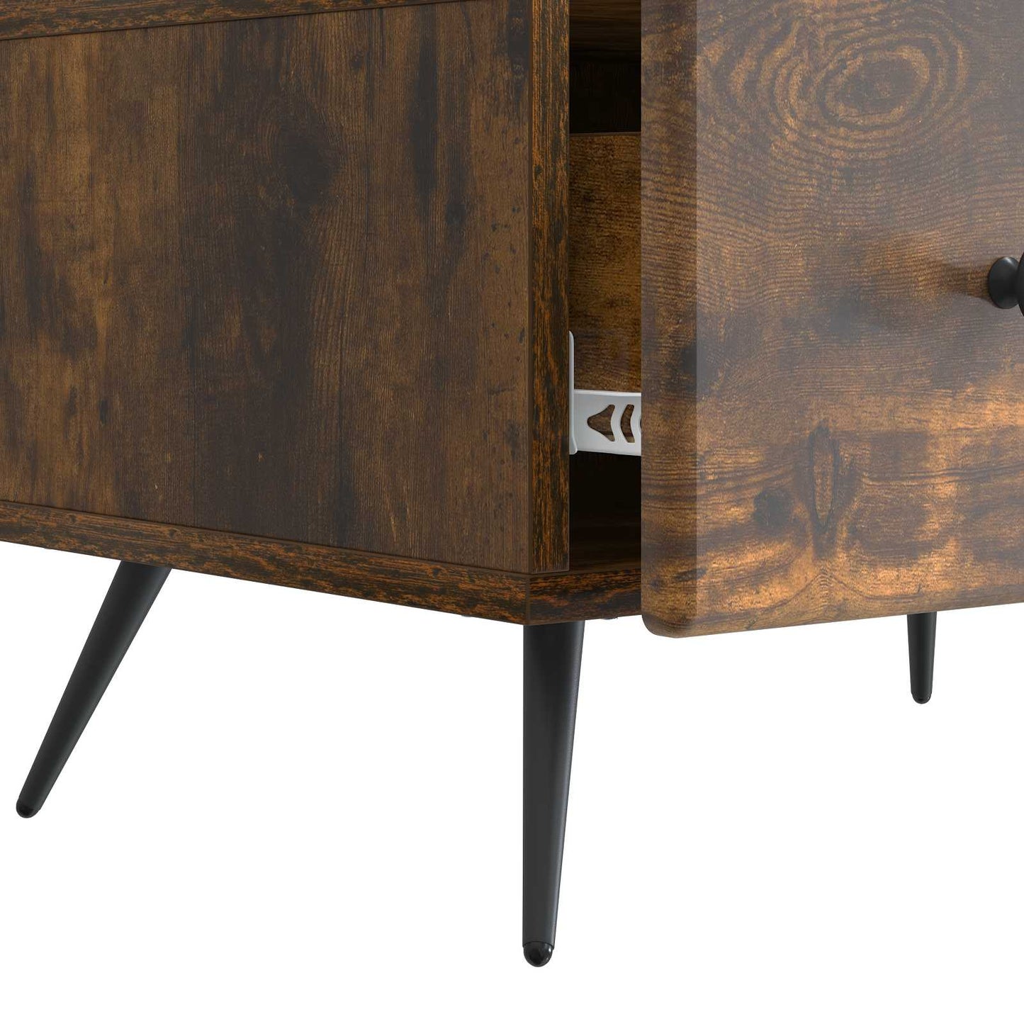 TV Cabinet Smoked Oak 147 x 34.5 x 30 cm Engineered Wood