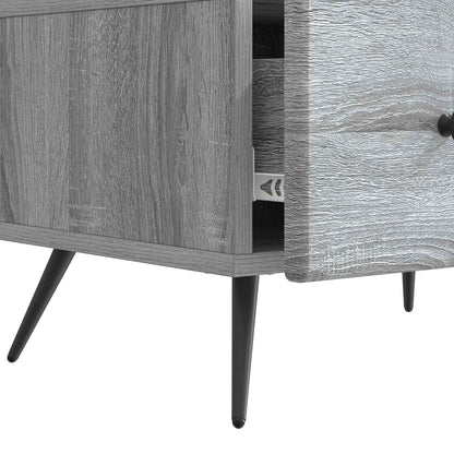 TV Cabinet Grey Sonoma 147 x 34.5 x 30 cm Engineered Wood