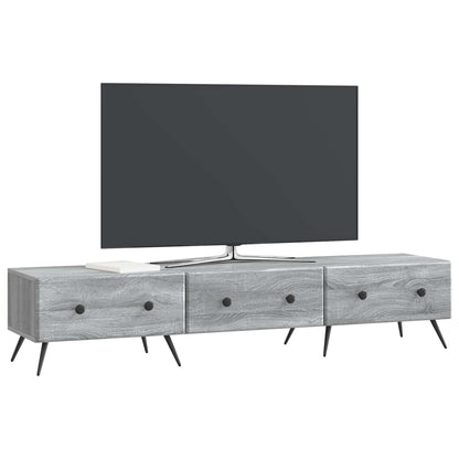 TV Cabinet Grey Sonoma 147 x 34.5 x 30 cm Engineered Wood