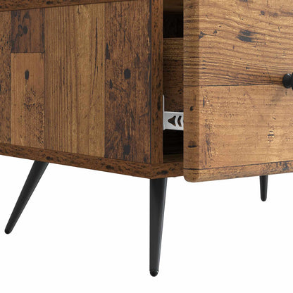 TV Cabinet Old Wood 147 x 34.5 x 30 cm Engineered Wood