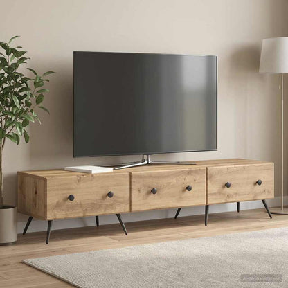 TV Cabinet Artisan Oak 147 x 34.5 x 30 cm Engineered Wood