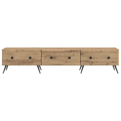 TV Cabinet Artisan Oak 147 x 34.5 x 30 cm Engineered Wood