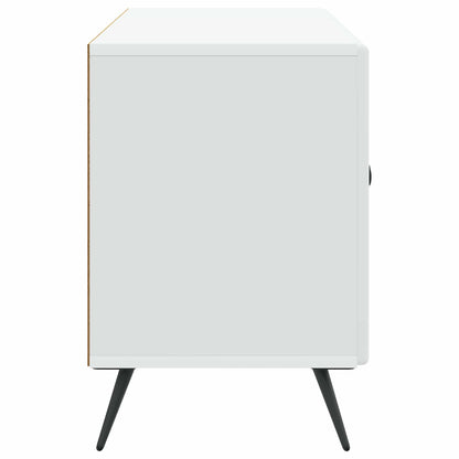 TV Cabinet White 99 x 34.5 x 50 cm Engineered Wood