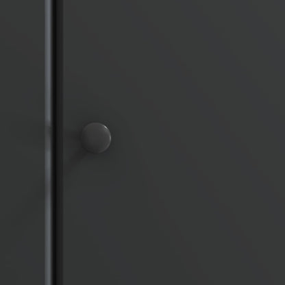TV Cabinet Black 99 x 34.5 x 50 cm Engineered Wood