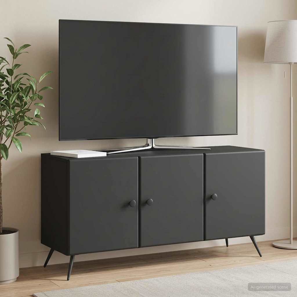 TV Cabinet Black 99 x 34.5 x 50 cm Engineered Wood