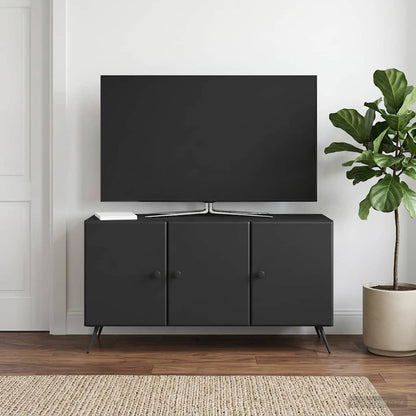 TV Cabinet Black 99 x 34.5 x 50 cm Engineered Wood
