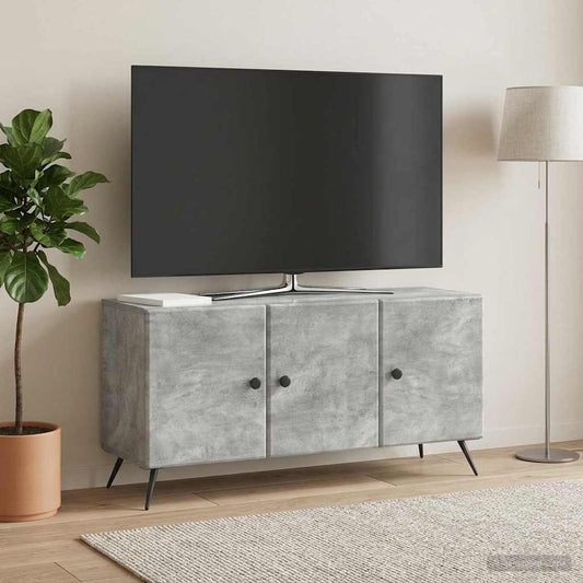 TV Cabinet Concrete Grey 99 x 34.5 x 50 cm Engineered Wood