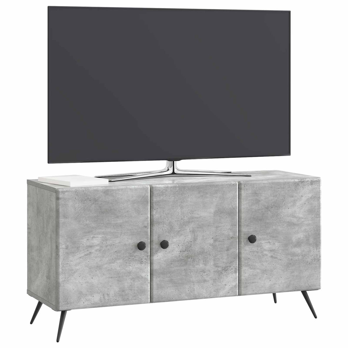 TV Cabinet Concrete Grey 99 x 34.5 x 50 cm Engineered Wood