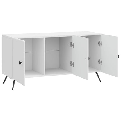 TV Cabinet High Gloss White 99 x 34.5 x 50 cm Engineered Wood