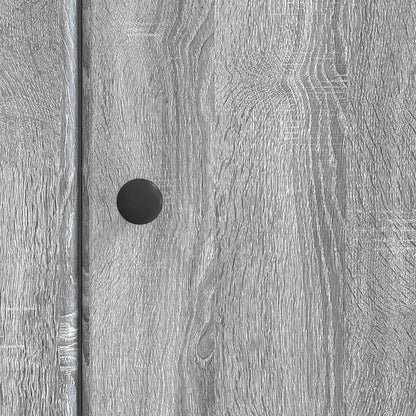TV Cabinet Grey Sonoma 99 x 34.5 x 50 cm Engineered Wood