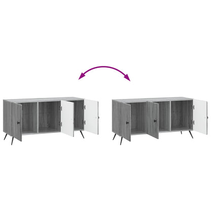 TV Cabinet Grey Sonoma 99 x 34.5 x 50 cm Engineered Wood