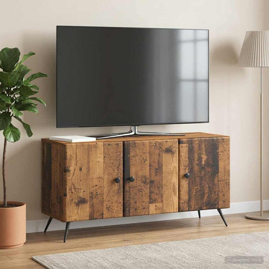 TV Cabinet Old Wood 99 x 34.5 x 50 cm Engineered Wood