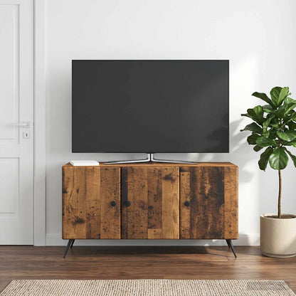 TV Cabinet Old Wood 99 x 34.5 x 50 cm Engineered Wood