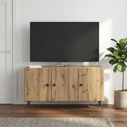 TV Cabinet Artisan Oak 99 x 34.5 x 50 cm Engineered Wood