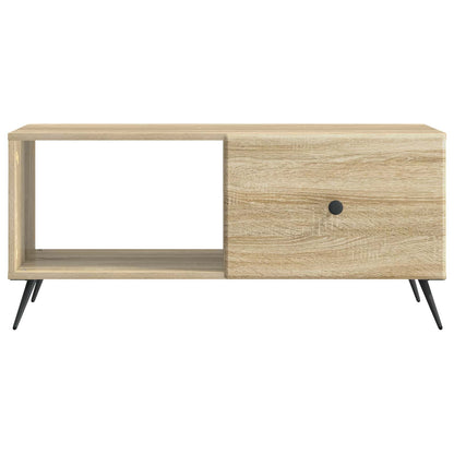 Coffee Table Sonoma Oak 90 x 50 x 40 cm Engineered Wood