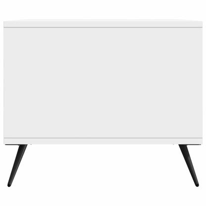Coffee Table High Gloss White 90 x 50 x 40 cm Engineered Wood