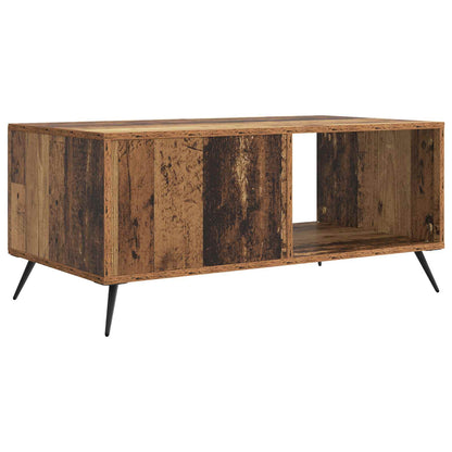 Coffee Table Old Wood 90 x 50 x 40 cm Engineered Wood