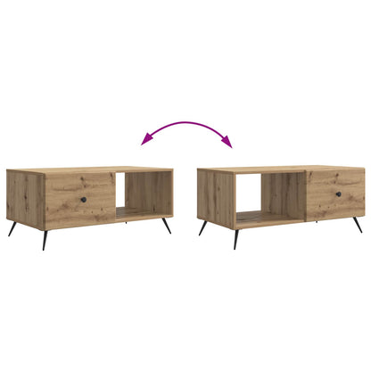 Coffee Table Artisan Oak 90 x 50 x 40 cm Engineered Wood