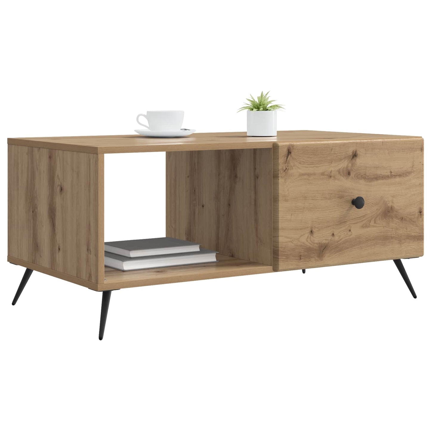 Coffee Table Artisan Oak 90 x 50 x 40 cm Engineered Wood