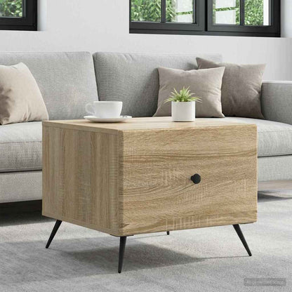Coffee Table Sonoma Oak 49 x 50 x 40 cm Engineered Wood