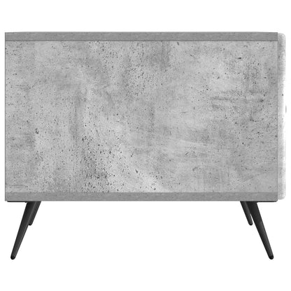 Coffee Table Concrete Grey 49 x 50 x 40 cm Engineered Wood