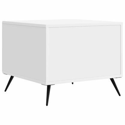Coffee Table High Gloss White 49 x 50 x 40 cm Engineered Wood