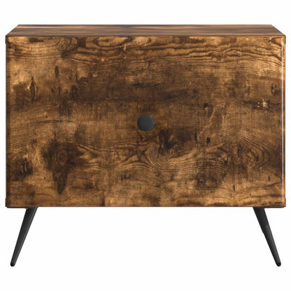 Coffee Table Smoked Oak 49 x 50 x 40 cm Engineered Wood