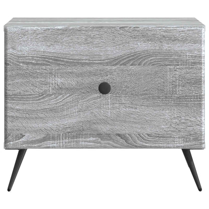 Coffee Table Grey Sonoma 49 x 50 x 40 cm Engineered Wood