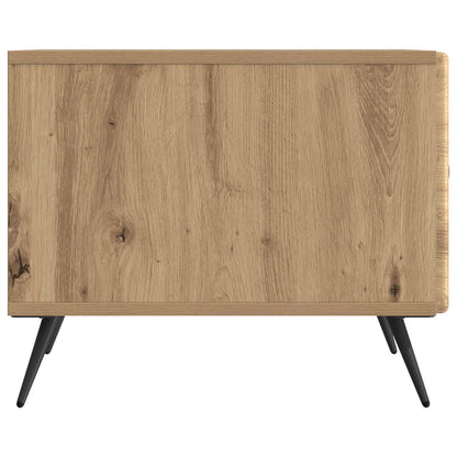 Coffee Table Artisan Oak 49 x 50 x 40 cm Engineered Wood