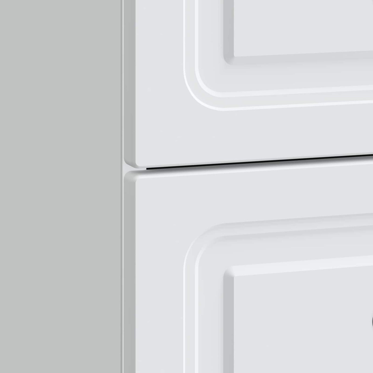 Bedside Cabinet White 43 x 34.5 x 44.5 cm Engineered Wood