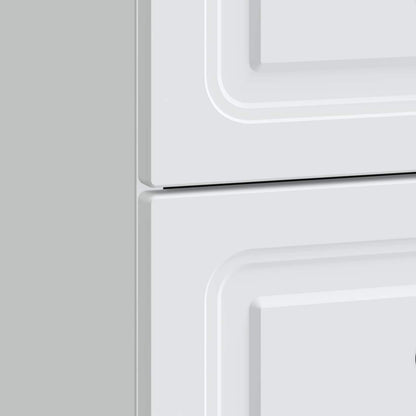 Bedside Cabinet White 43 x 34.5 x 44.5 cm Engineered Wood