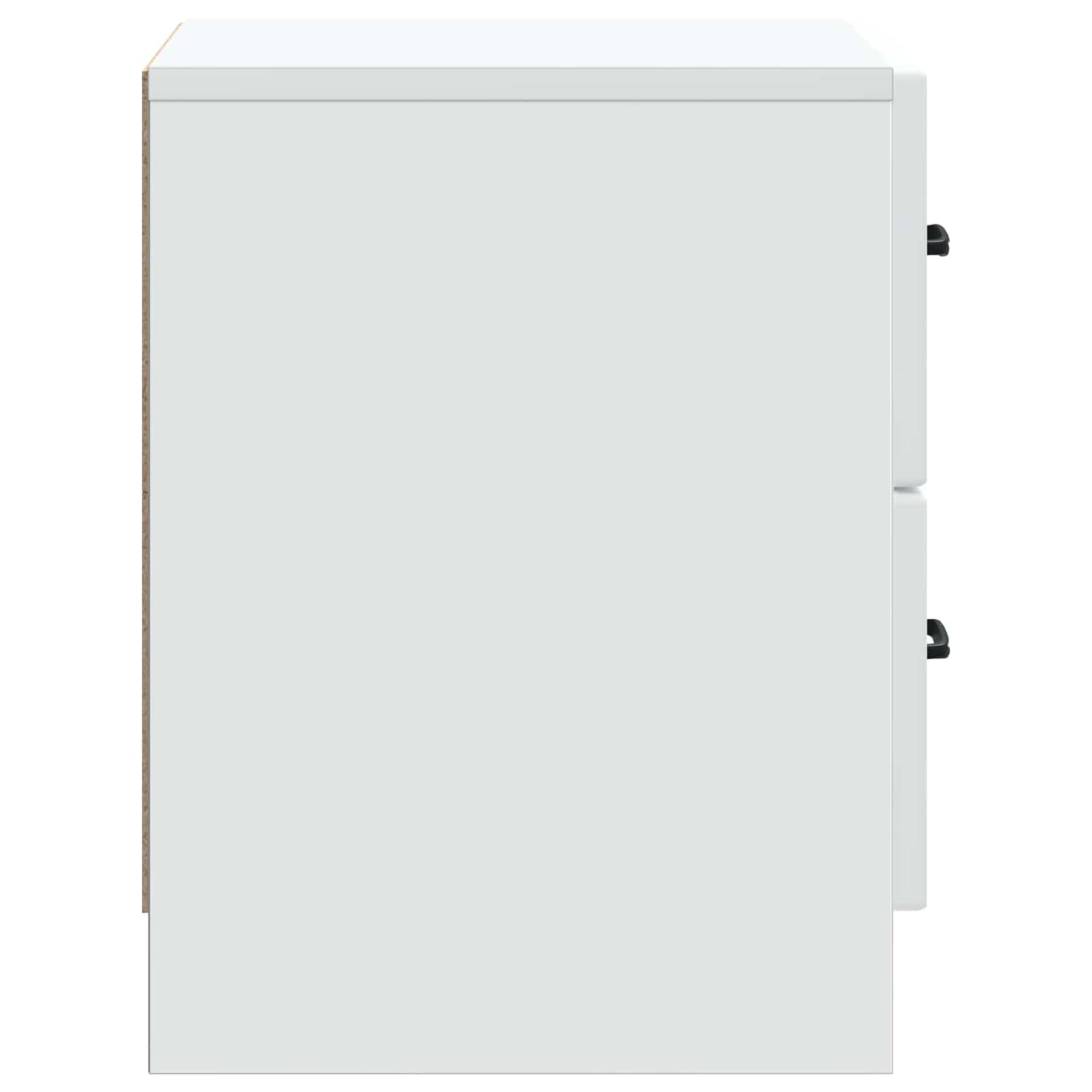 Bedside Cabinet 2 pcs White 43 x 34.5 x 44.5 cm Engineered Wood