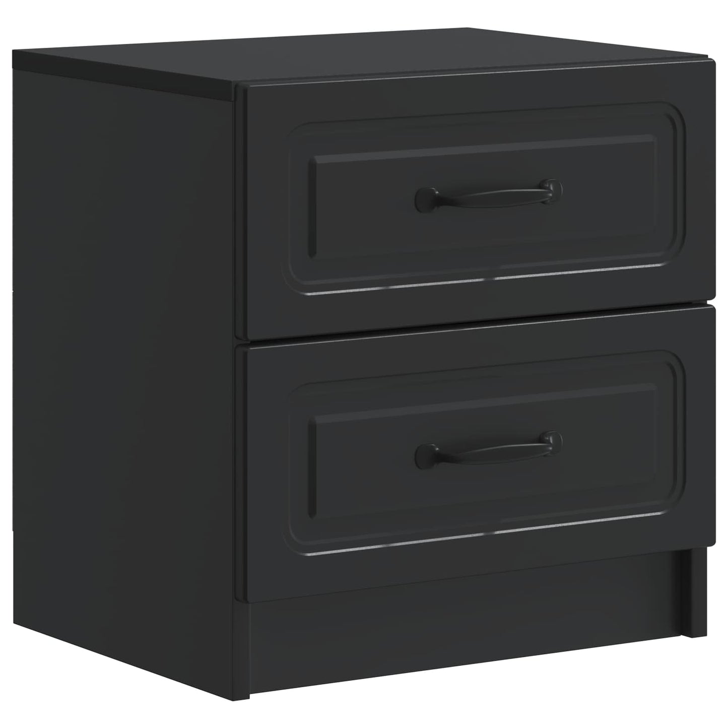 Bedside Cabinet Black 43 x 34.5 x 44.5 cm Engineered Wood