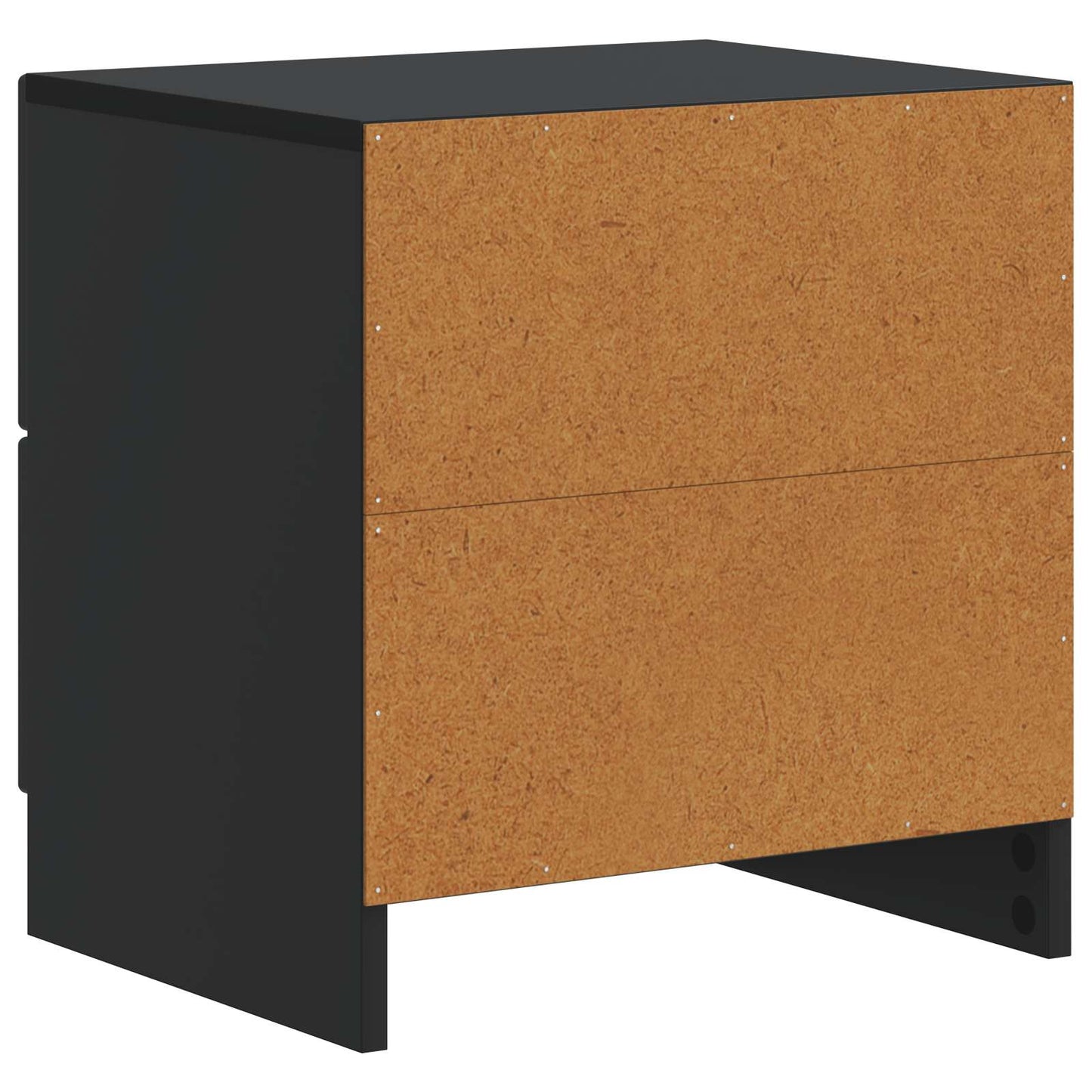 Bedside Cabinet Black 43 x 34.5 x 44.5 cm Engineered Wood