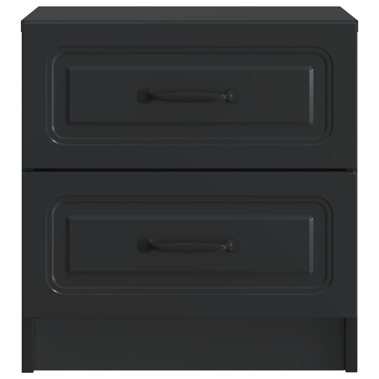 Bedside Cabinet Black 43 x 34.5 x 44.5 cm Engineered Wood