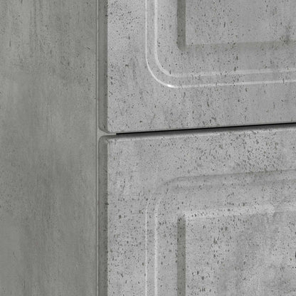 Bedside Cabinet with Drawer Concrete Grey 43 x 34.5 x 44.5 cm