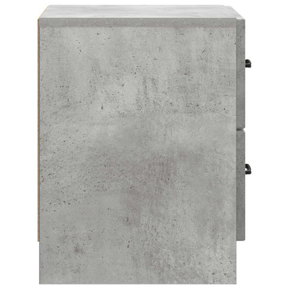 Bedside Cabinet with Drawer Concrete Grey 43 x 34.5 x 44.5 cm